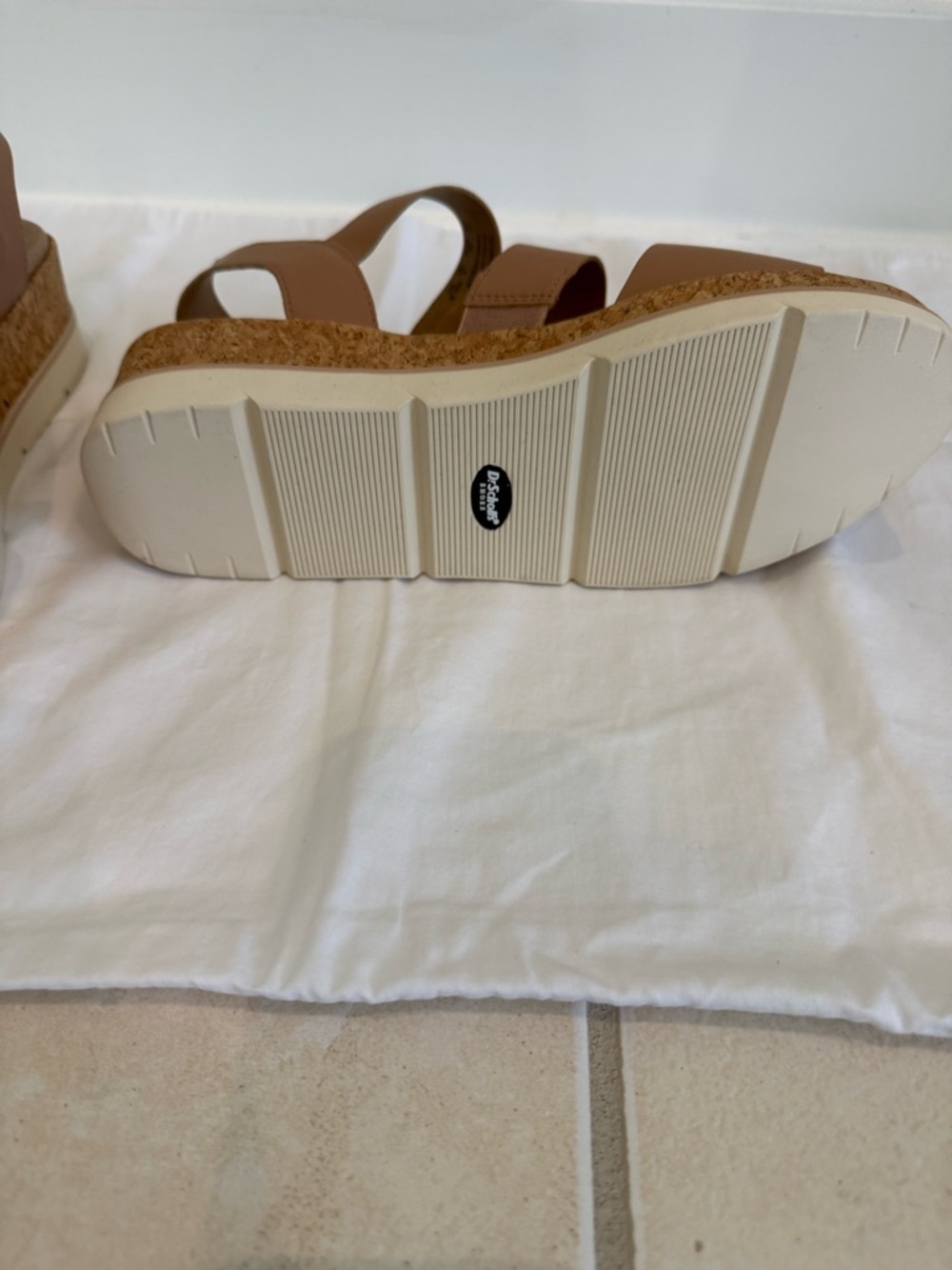 Dr. Scholl's Women's Brown Triple-Strap Slingback Sandal - Picture 4 of 4